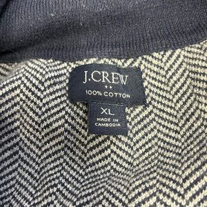 J.Crew 100% cotton extra large quarter zip